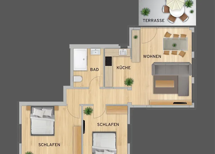 Winkelschiffchen Iv Mit Sauna 公寓 于斯德