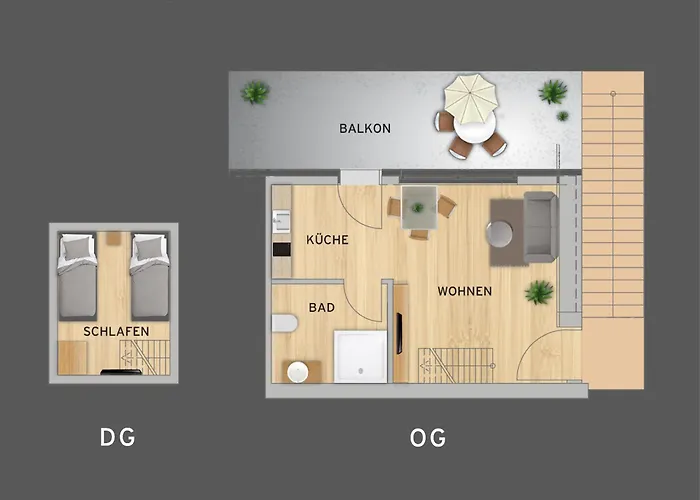 公寓 Winkelschiffchen Iv Mit Sauna 于斯德